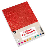 Creative Craft Group B.V. Glitteres kartonpapírok A4 20 gramm 10 oldal