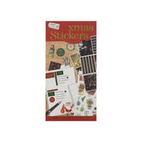 Creative Craft Group B.V. Karácsonyi matrica gyűjtemény 20 lapos - Piros
