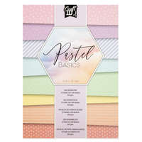 Creative Craft Group B.V. Design pad - különleges papírlapok A5 32 oldal, 200 gramm - Pastel basics