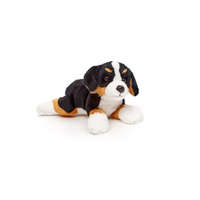 Uni Toys Plüss kutya - Fekvő Berni pásztor 21 cm