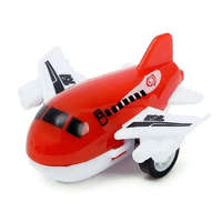  Játék mini utasszállító repülőgép, hátrahúzós - piros-fehér