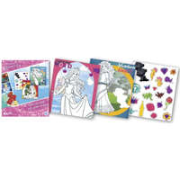 Kiddo Disney Hercegnők foglalkoztató füzet glitteres matricákkal Kiddo Books