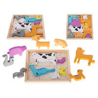 Yeyan Toys Factory Fa puzzle állatos