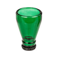 Out of the blue Sörösüveg formájú röviditalos pohár - zöld