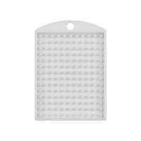 Pixelhobby B.V. Kulcstartó alaplap - fehér színű 4x3 cm