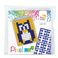 Pixelhobby B.V. Pixelhobby Kulcstartó szett (kulcstartó alaplap + 3 szín) bagoly Kreatív játék
