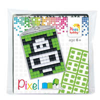 Pixelhobby B.V. Pixelhobby Kulcstartó szett (kulcstartó alaplap + 3 szín) boci Kreatív játék