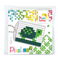 Pixelhobby B.V. Pixelhobby Kulcstartó szett (kulcstartó alaplap + 3 szín) Teknős mozaik játék