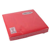 Yala Design Papír szalvéta 3 rétegű 20 db 33x33 cm - piros színű
