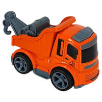 Játék lendkerekes teherautó 11x5,5 cm - narancssárga vontató