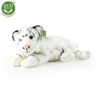 Rappa Plüss fehér tigris fekvő 36 cm - környezetbarát
