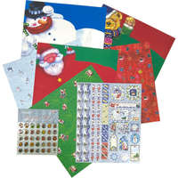 HONO Industries Co.Ltd. Karácsonyi Scrapbook kreatív készlet mikulással, hóemberrel