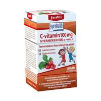 JutaVit C-vitamin 100 mg rágótabletta gyermekeknek acerola kivonattal 60x