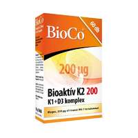  BioCo Bioaktív K2 200mg+K1+D3 komplex tabletta 60x