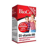  BioCo D3-vitamin 400 IU rágótabletta gyermeknek 60x