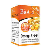  BioCo Omega-3-6-9 lágyzselatin étrend-kiegészítő kapszula 60x