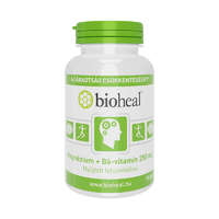  Bioheal Magnézium + B6-vitamin 250 mg szerves nyújtott felszívódású tabletta 70x