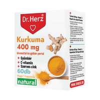  Dr. Herz Kurkuma + C-vitamin kapszula 60x