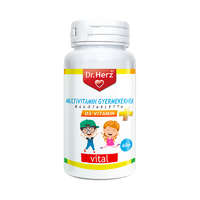  Dr. Herz Multivitamin + D3 rágótabletta gyermekeknek 60x