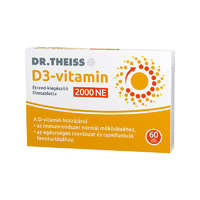  Dr. Theiss D3-vitamin étrend-kiegészítő filmtabletta 2000 NE 60x