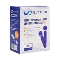  Elysium steril biztonsági záras vérvételi lándzsa 30G 100x