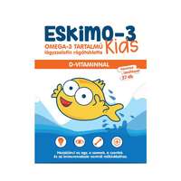  Eskimo-3 Kids Omega-3 D-vitamin rágótabletta gyerekeknek 27x