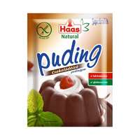  Haas Natural gluténmentes csokoládé ízű pudingpor 44g