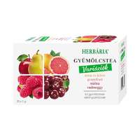  Herbária alma-körte, grapefruit, málna, vadmeggy ízű filteres gyümölcstea variációk 4x5filter