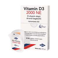  IBSA Vitamin D3 2000 NE D-vitamin alapú étrend-kiegészítő narancsos ízű 30x