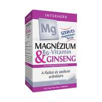  Interherb Szerves Magnézium 250 mg & B6-vitamin & Ginseng tabletta 30x