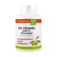  Interherb XXL D3-vitamin 50 µg (2000 IU) lágyzselatin kapszula 90x