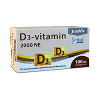  JutaVit D3-vitamin 2000NE lágy kapszula 100x