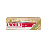  Lacalut Aktiv fogkrém + Gold Edition fogkefe 75ml+1x