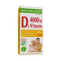  Naturland D-vitamin forte étrend-kiegészítő tabletta 60x