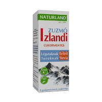  Naturland izlandi zuzmó folyékony étrend-kiegészítő édesítőszerekkel 150ml