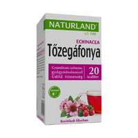  Naturland Tőzegáfonya és echinacea filteres gyümölcstea 20x2g