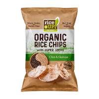  Rice Up bio teljes kiőrlésű barna rizs chips chia maggal és quinoával 25g