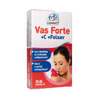  1×1 Vitamin Vas Forte + C-vitamin + Folsav filmtabletta 28x