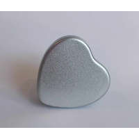 Fém tégely szív 20ml (Ezüst)