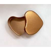 Fém tégely szív 50ml (RoseGold)