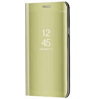  Huawei Honor 30, Oldalra nyíló tok, hívás mutatóval, Smart View Cover, arany (utángyártott)