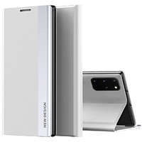  Huawei Honor Magic 4 Lite / X9 4G / X9 5G / X30, Oldalra nyíló tok, stand, Wooze Silver Line, világosszürke