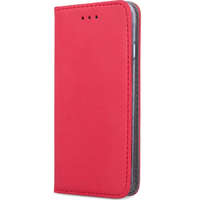  Huawei Nova 10 SE, Oldalra nyíló tok, stand, Smart Magnet, piros