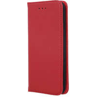  Samsung Galaxy A42 5G / M42 5G SM-A426B / M426B, Oldalra nyíló tok, valódi bőrtok, stand, Smart Pro, piros