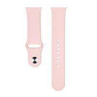  Apple Watch 1-6, SE (42 / 44 mm) / Watch 7-8 (45 mm) / Watch Ultra (49 mm), szilikon pótszíj, állítható, Devia Delux Sport, rózsaszín