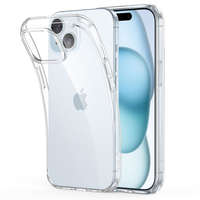  Apple iPhone 15 Plus, Szilikon tok, ultravékony, közepesen ütésálló, légpárnás sarok, ESR Project Zero, átlátszó