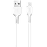  USB töltő- és adatkábel, USB Type-C, 100 cm, 2400 mA, törésgátlóval, Hoco X13 Easy, fehér
