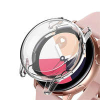  Samsung Galaxy Watch Active 2 (40 mm) SM-R830 / R835, Szilikon védőkeret, szíj nélkül, átlátszó
