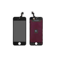  Apple iPhone SE kompatibilis LCD kijelző érintőpanellel, OEM jellegű, fekete, Grade R
