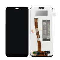  Huawei P20 Lite kompatibilis LCD modul, OEM jellegű, fekete, Grade S+